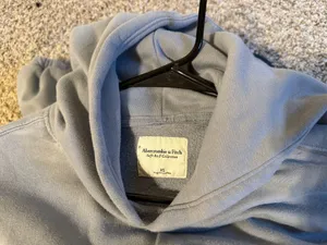 Blue Cropped Hoodie thumbnail 3
