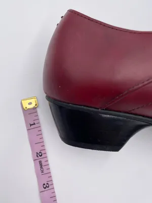 Taos Samba Mary Jane Shoes Women's Size 7 Deep Burgundy Red Low Heel Closed Toe thumbnail 13