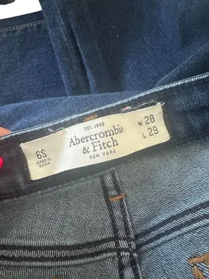 ABERCROMBIE & FITCH Women's Dark Wash Skinny Jeans Size 6 S thumbnail 3