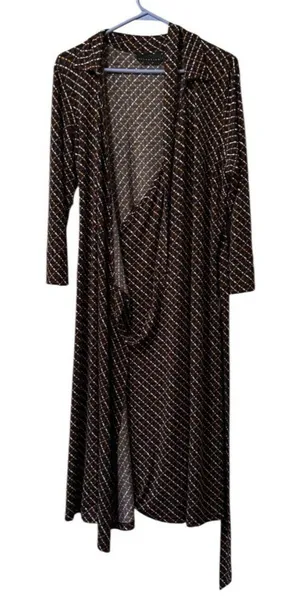 Attention Size Medium Wrap Dress‎ Polyester Blend Stretch Office Business Casual thumbnail 1