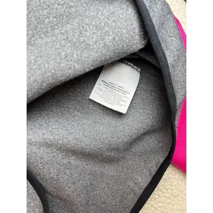 Nike Hot Pink Gray Therma-Fit Pullover Hoodie Sweatshirt Womens Size M NWT thumbnail 5