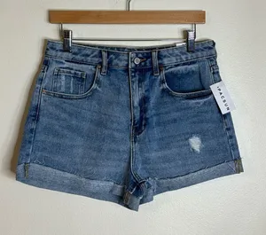 Pacsun ladies distressed short mom denim shorts size 29 thumbnail 1