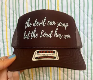 Zach Bryan inspired the lord has won trucker hat thumbnail 1