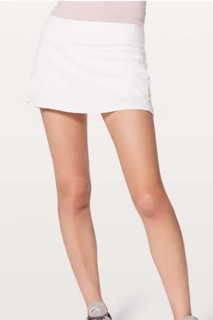 Lululemon Pace Rival Skirt White thumbnail 1