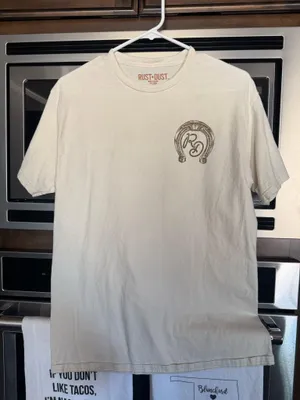 NWOT Rust Dust Cream Top White Size M thumbnail 1