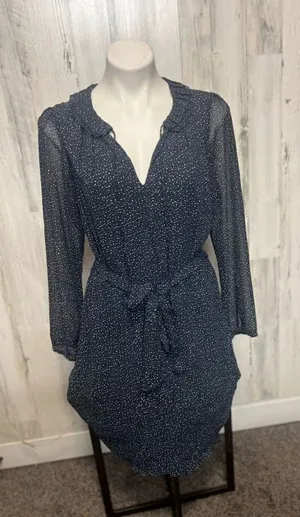 Navy blue dress Blue Size L thumbnail 1