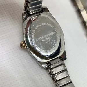 Vintage Accutime women two tone watch quartz analog running thumbnail 6