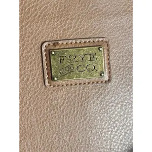 Frye Tote Bag Vegan Leather Camel Brown Large Oversized Carryall Faux Leather thumbnail 10