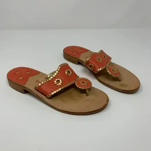 Jack Rogers Nantucket Flip‎ Flop Sandal Fire Coral thumbnail 3