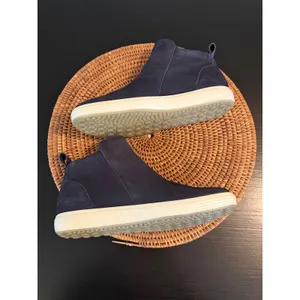 ECCO Soft 7 Tred‎ Zip Navy Blue Leather High Top Sneaker Boots Womens 42 thumbnail 5