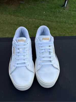 Puma smash platform V3 sneakers shoes 8.5 platform, lace up casual classic low thumbnail 4