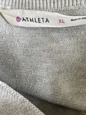 Athleta Intent Cap Sleeve Sweater Tunic/Dress in Heathered Grey thumbnail 5