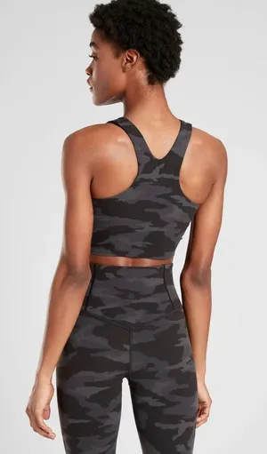 Athleta Black Camo Conscious Crop thumbnail 2