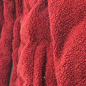 Abercrombie & Fitch Red Teddy Puffer Jacket thumbnail 6
