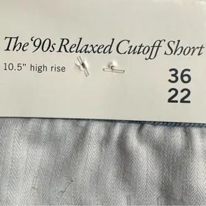 Abercrombie & Fitch 90s Relaxed Cutoff Denim Shorts Size 36/ 22 thumbnail 8