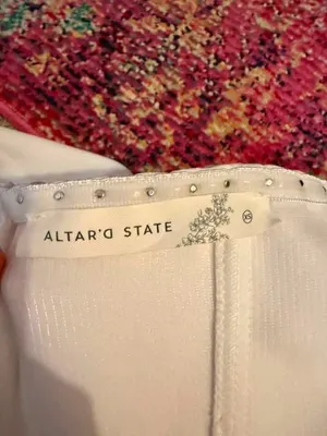 Altar'd State Dress White thumbnail 2