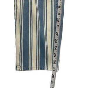 American Eagle Women's Light Blue & White Jeans thumbnail 7