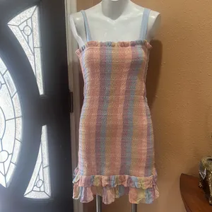 American Eagle striped colorful dress thumbnail 3