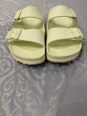 Birkenstock Light Green Two-Strap Sandals thumbnail 5