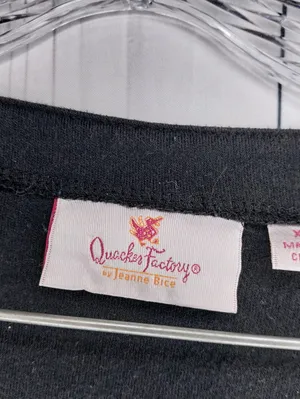 Quacker Factory Snap Front 3/4 Sleeve Casual Preppy Everyday Workwear Top thumbnail 2