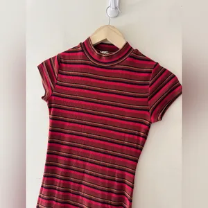 Garage Red Stripe Bodycon‎ Midi Dress thumbnail 2