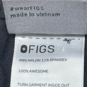 FIGSPRO Women’s Skinny Zip Fly Trouser™ Large Uniform Doctor Stretch Black‎ thumbnail 11