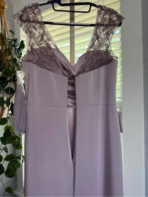 NWOT Marsoni by Colors Gown in Dusty Rose Size 8 Style#MV1133 Ruched Embellished thumbnail 9