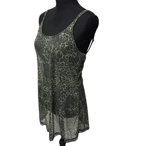 Victoria’s Secret Lingerie‎ Babydoll Green Cheetah Women Size Medium thumbnail 3