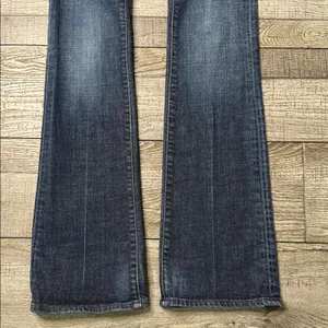 Citizens Of Humanity Margo Low Waist, Boot Cut Stretch Blue Jeans thumbnail 7