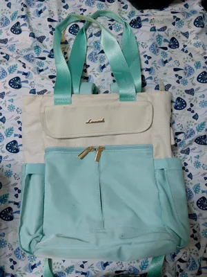 Teal backpack/ Tote bag  thumbnail 1