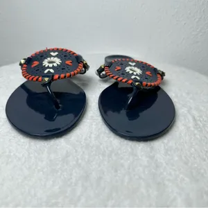 Jack Rogers Georgica Jelly Flip-Flop Thong Sandals thumbnail 3