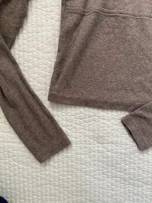 Light brown American Eagle lace top thumbnail 5