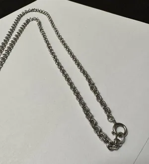 Women’s Signed Avon Turquoise Blue Colored Silver Tone Double Strand Necklace thumbnail 4