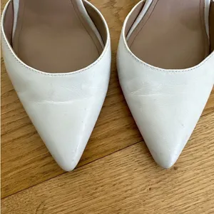 Banana Republic - High Heel Mule Pumps in White thumbnail 4