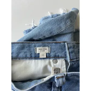 Madewell A-Line Skirt Women Size 28 Blue Rigid Denim Medium Wash 5-Pocket Design thumbnail 5