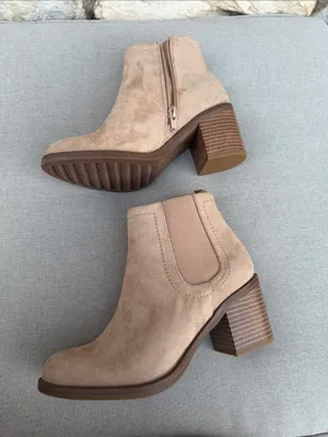 Sonoma Light Brown Suede Ankle Boots size 6.5 NWOT thumbnail 6
