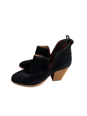 JEFFREY CAMPBELL Black Suede Ankle Booties Boots Size 6.5 thumbnail 7