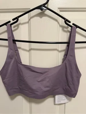 Lululemon Wundermost Ultra-Soft Nulu Scoop-Neck Spaghetti-Strap Purple Ash 8 thumbnail 3