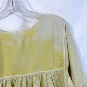 VTG Quacker Factory XL Nightgown‎ Yellow Embroidered Butterfly Cottagecore 411 thumbnail 11