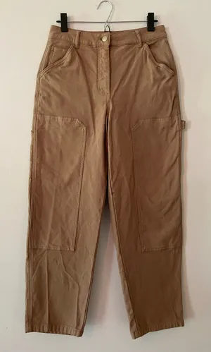 Aritzia Wilfred Brown Brennan Cargo Pants High Waisted Utility Women's size 8 thumbnail 1