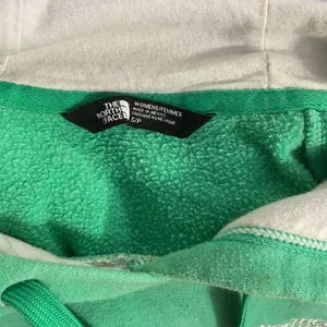 The North Face Womens Hoodie Green Solid Pullover Fleece Small thumbnail 5