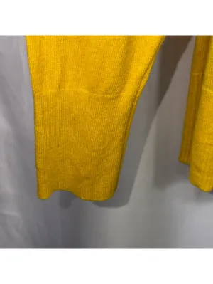 Old Navy XL Mustard Yellow Open Front Cardigan thumbnail 4