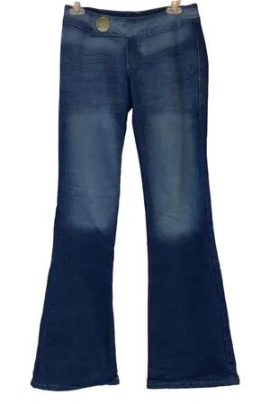 Neword Flare Jeans 29 Waist Bell Bottom Dark Wash Low Rise Size 38 Vintage Style thumbnail 1