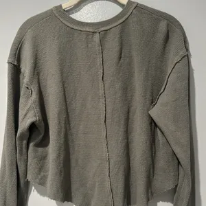Free People Movement Women's Thermal Cropped Top Sz M Boho Chic Cozy Relaxed thumbnail 6