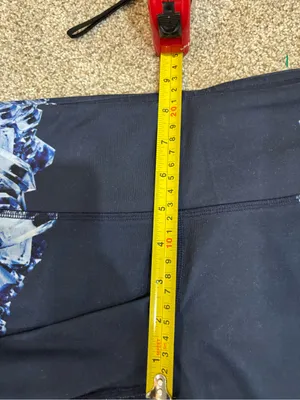 ALO Yoga Airbrush Leggings Dark Crystal Sky Fitness Navy Blue XS Workout thumbnail 7