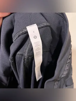 Lululemon Dance Studio Mid-Rise Cropped Pant Black Drawstring Crop Pants SZ 8 thumbnail 14