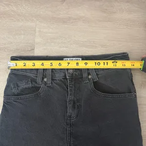 Free People We the Free Risk Taker jeans in washed black denim thumbnail 4