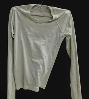 Lululemon Women's Green and White Shirt thumbnail 1