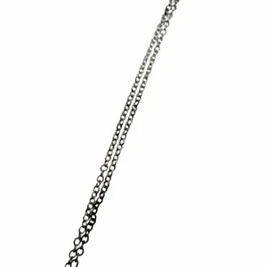 Bondhu Opalite Moon Pendant Necklace Silver Tone Crescent Charm Flaw thumbnail 6