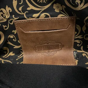 Leaders in Leather Light Brown Leather Shoulder Bag w/ Floral Western Design thumbnail 6